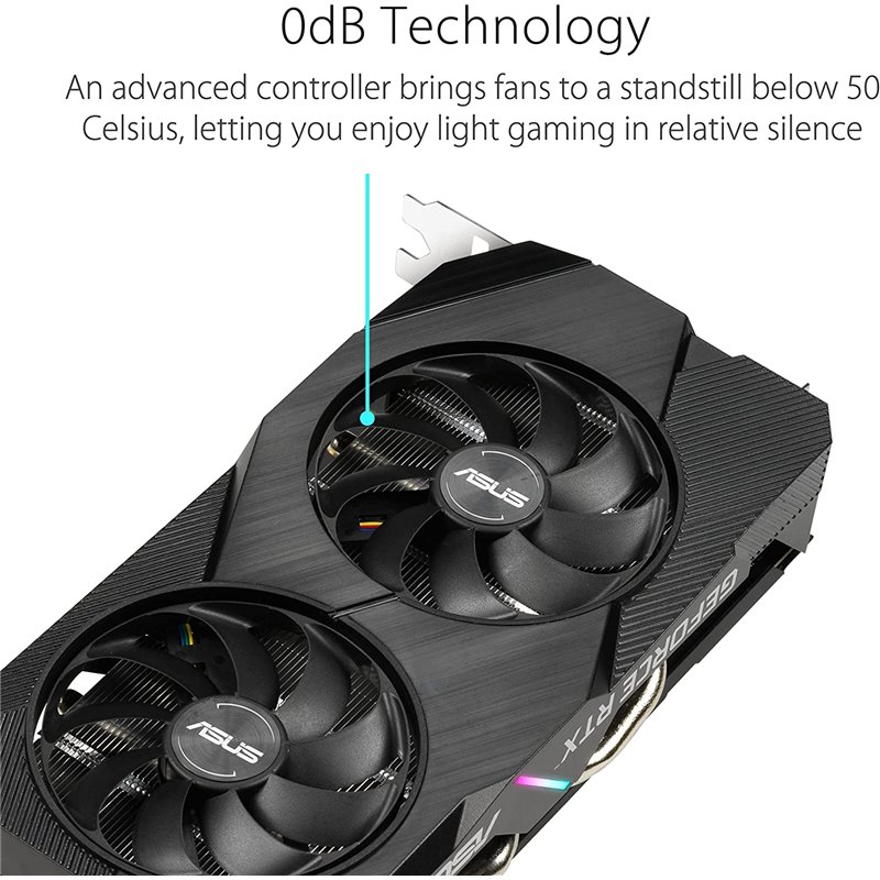 ASUS Dual -RTX2060-O6G-EVO NVIDIA GeForce RTX 2060 6 GB GDDR6